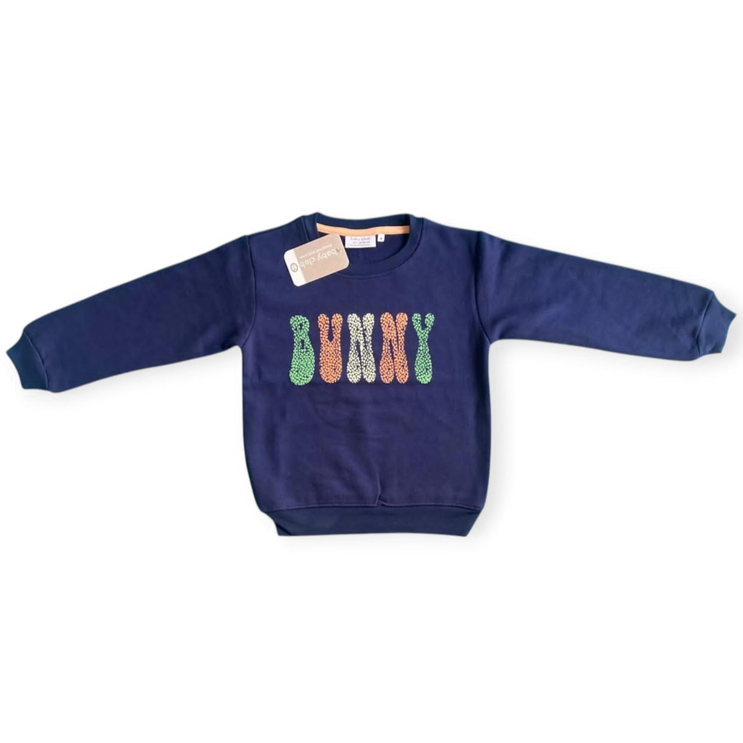 Kids “BUNNY” Textured Sweatshirt