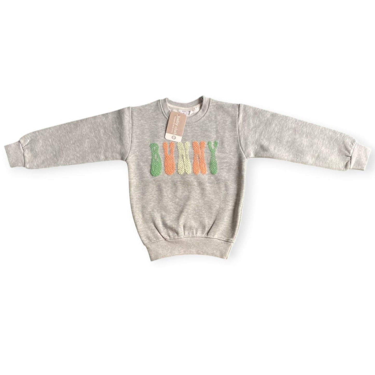Kids “BUNNY” Textured Sweatshirt